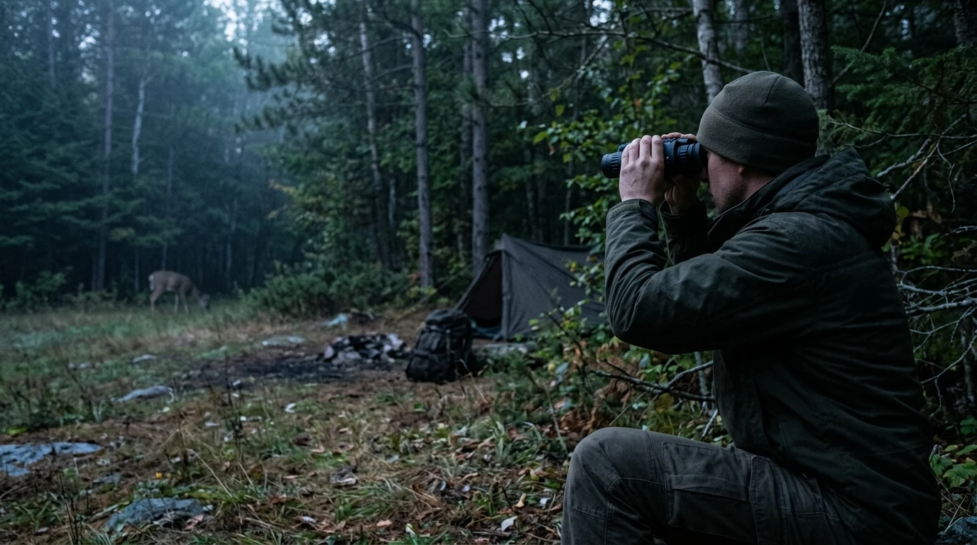 1080P Night Vision Binoculars: 5X Zoom + IR Guide