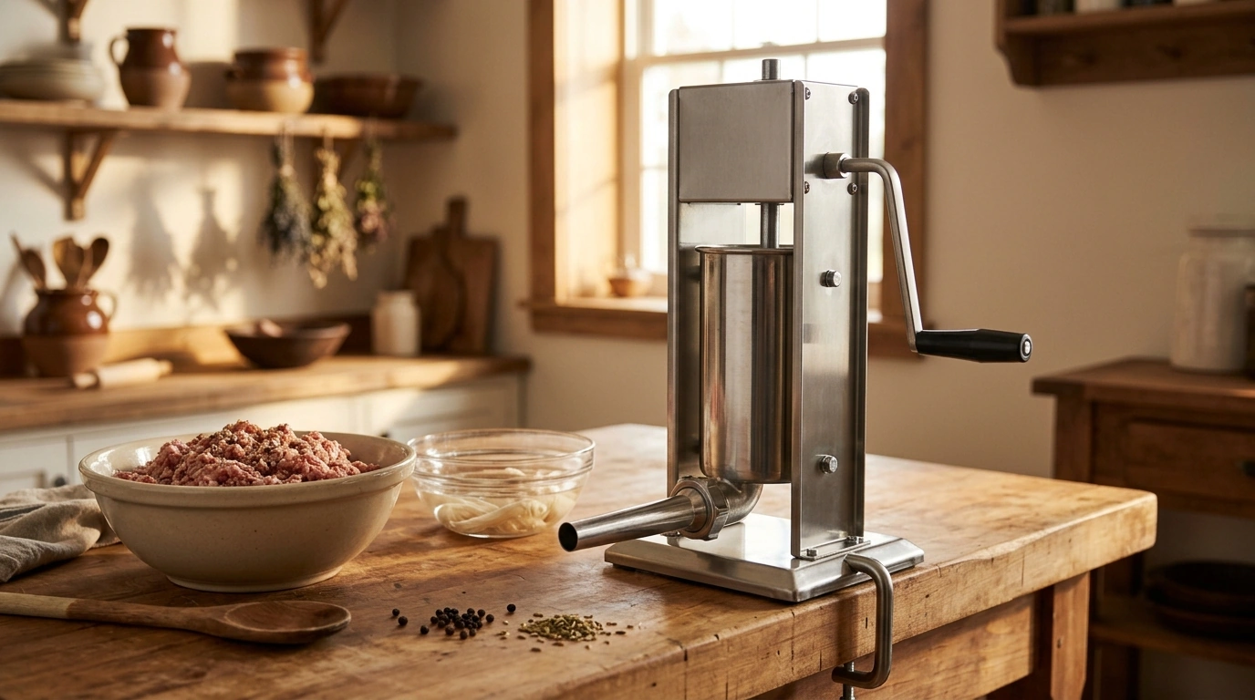 Best Sausage Stuffer: Size, Features & Top Choice