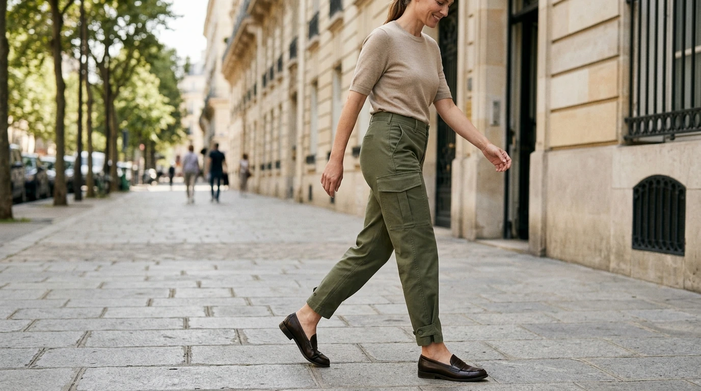 Prada Cotton Cargo Pants: Adjustable Hems & Refined Pockets