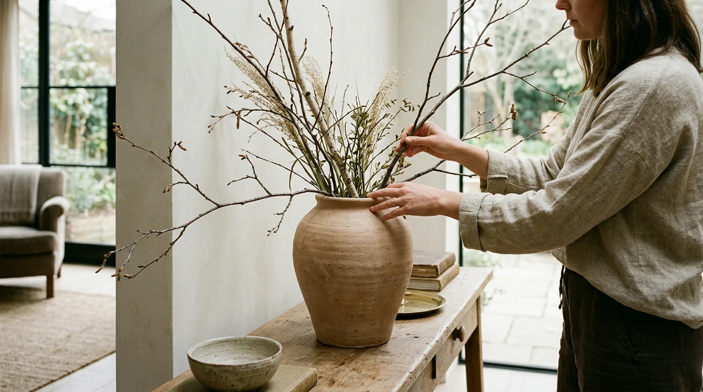 Oversized Vase Styling: Placement, Balance & Stems