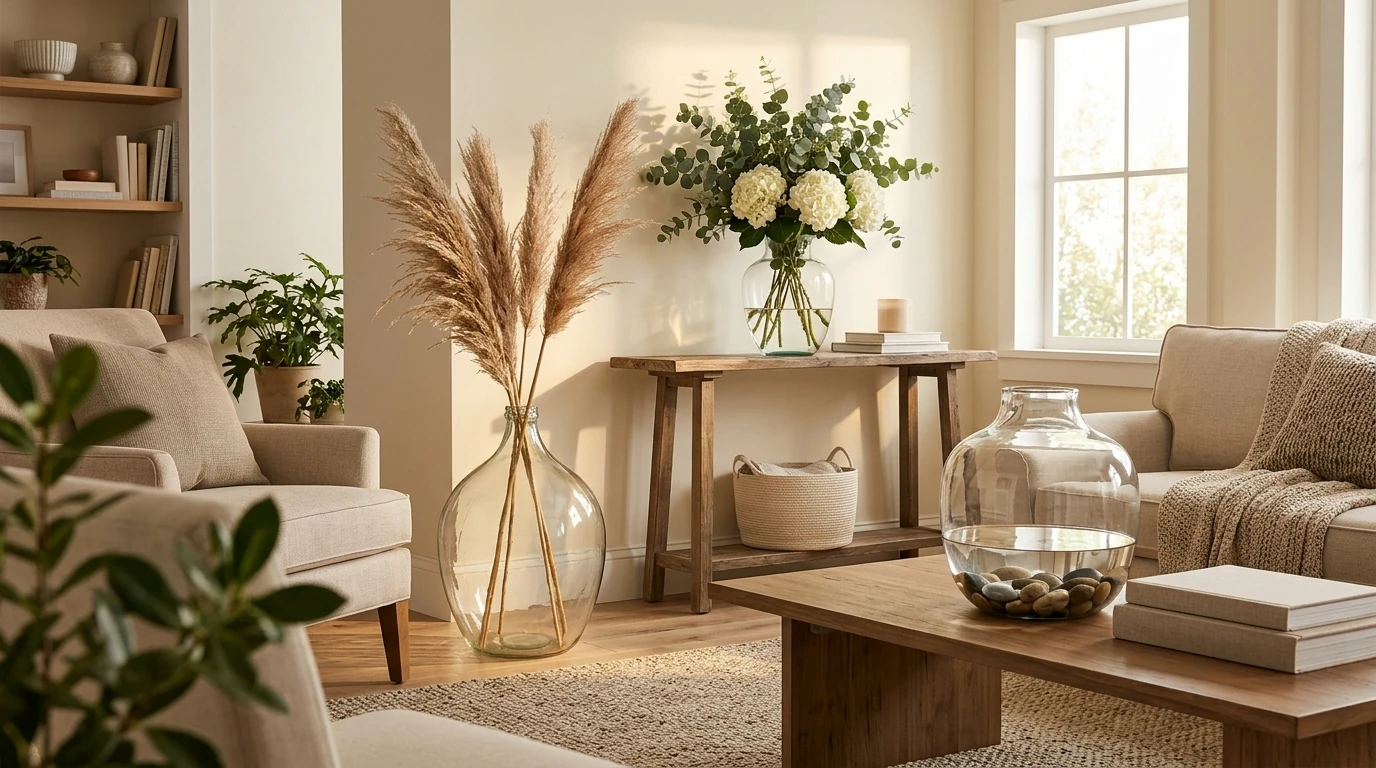 Large Glass Vase Ideas for Every Room