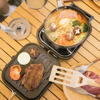 Packable Folding Gas Stove for Quick Trail Meals