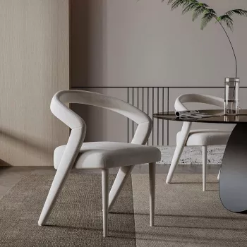Mid-Century Nordic Dining Chair for Home & Events